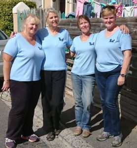 Left to right: Josie Hon, Libby Cunningham, Julie Marzio and Julie Pilkington